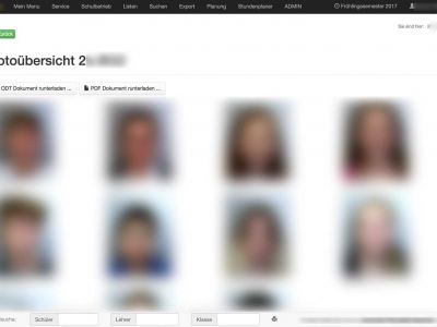 Fotoübersicht Klasse